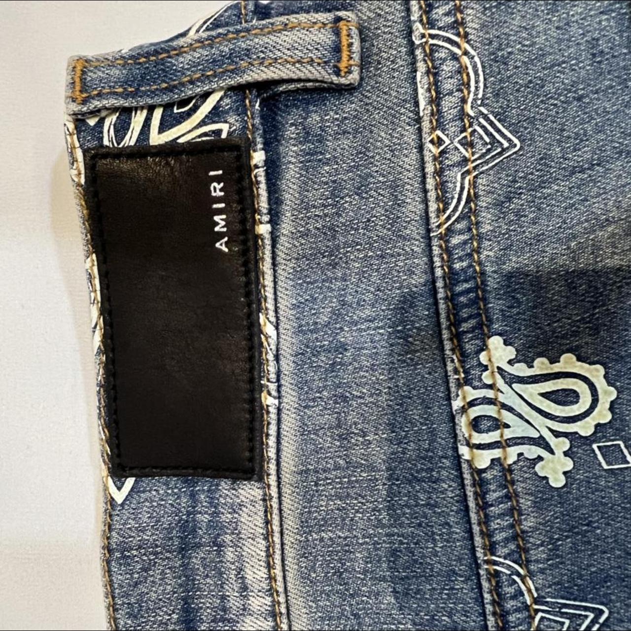 amiri paisley jeans