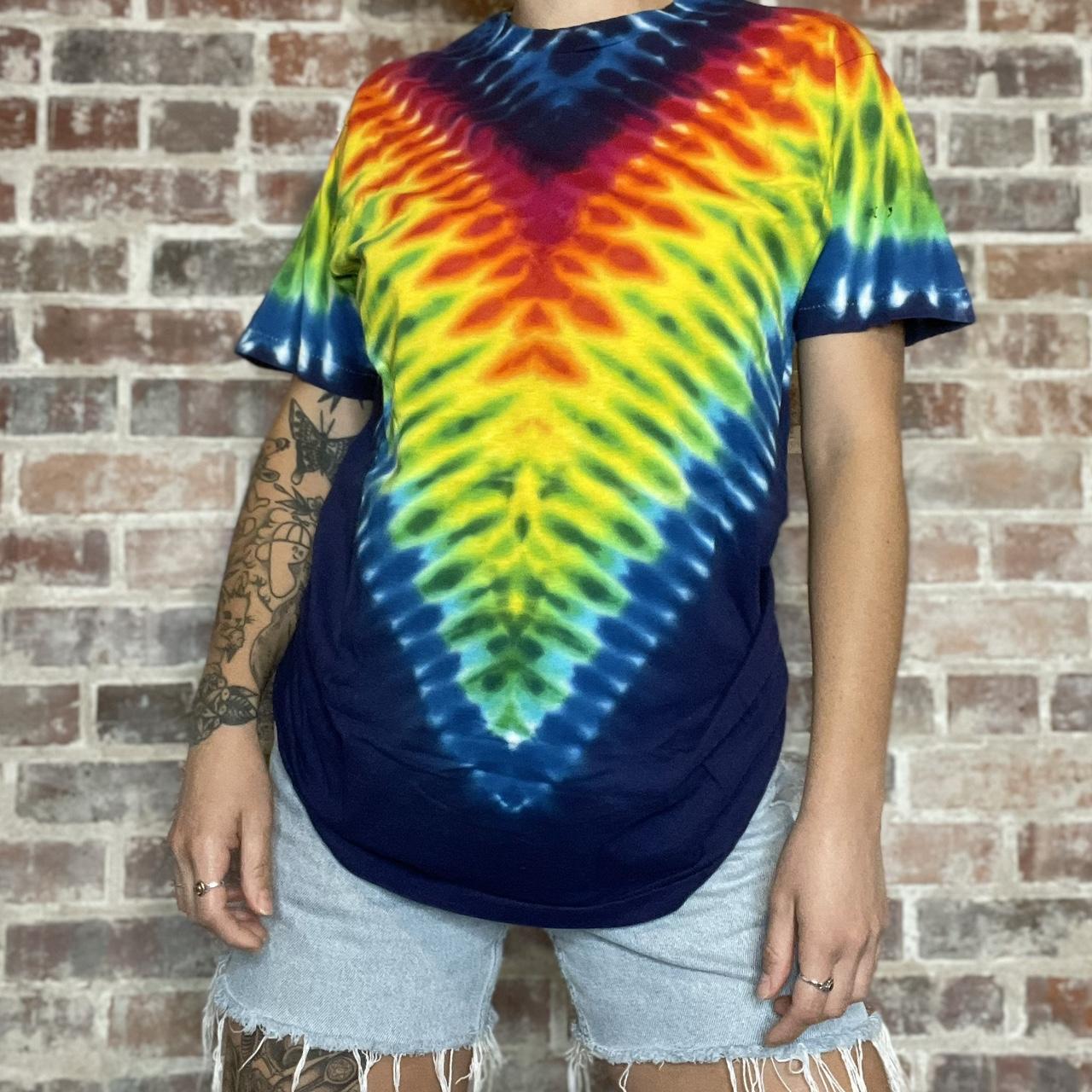 mens vintage tie dye t shirt