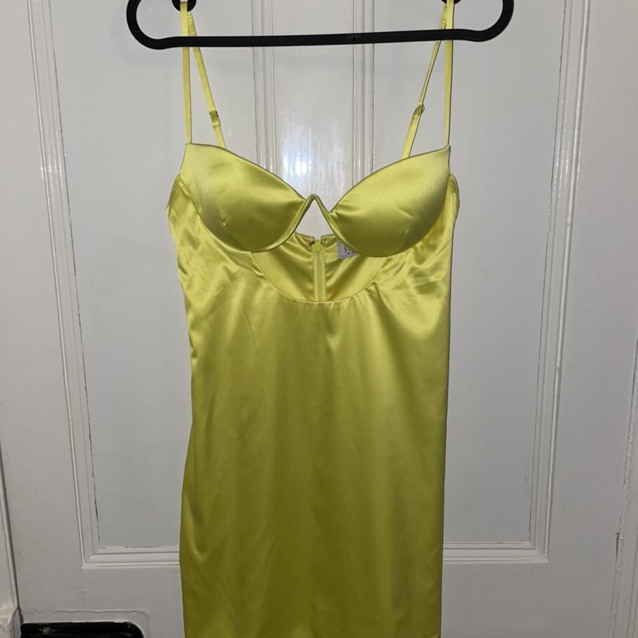Yellow Oh Polly Dress Size 10 Never Worn Perfect Depop 
