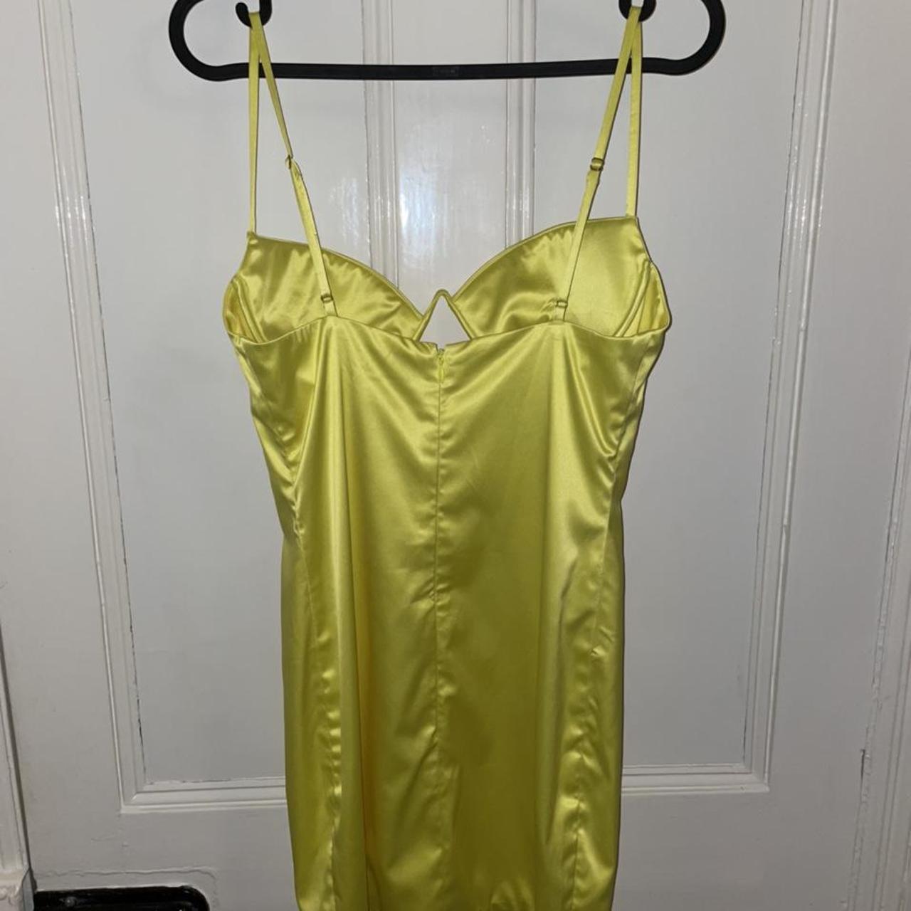 Yellow Oh Polly Dress Size 10 Never Worn Perfect Depop 