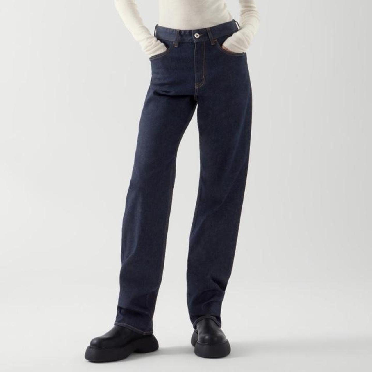 Cos Tapered Leg, High Rise dark navy jeans. Never worn Depop