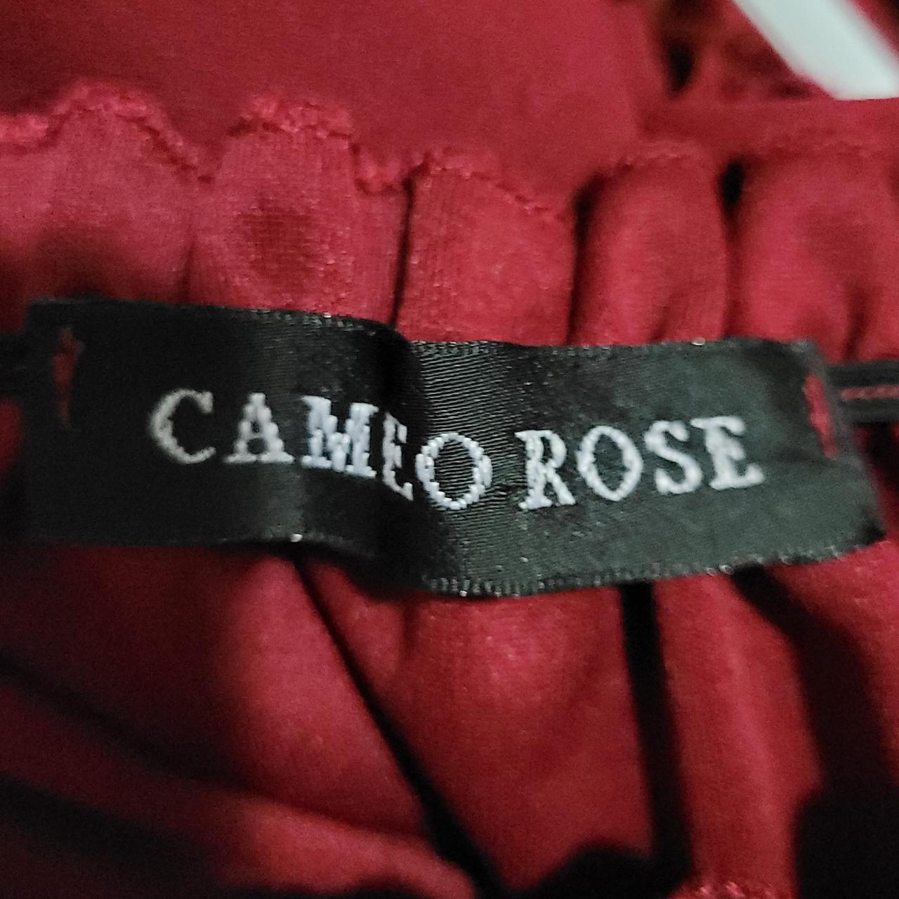 Product Image 4 - Cameo Rose Burgundy Ruched Crop
