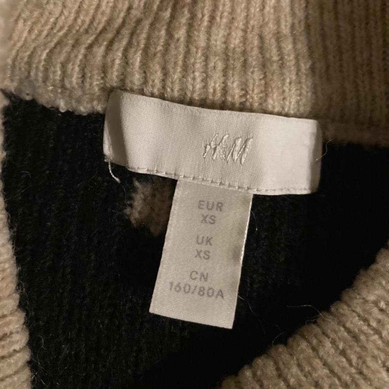 Polka Dot Knitted Jumper Size Xs From H M In Great Depop