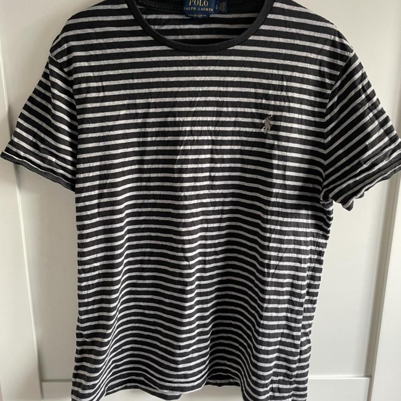 Striped Polo Ralph Lauren T-shirt. - Depop