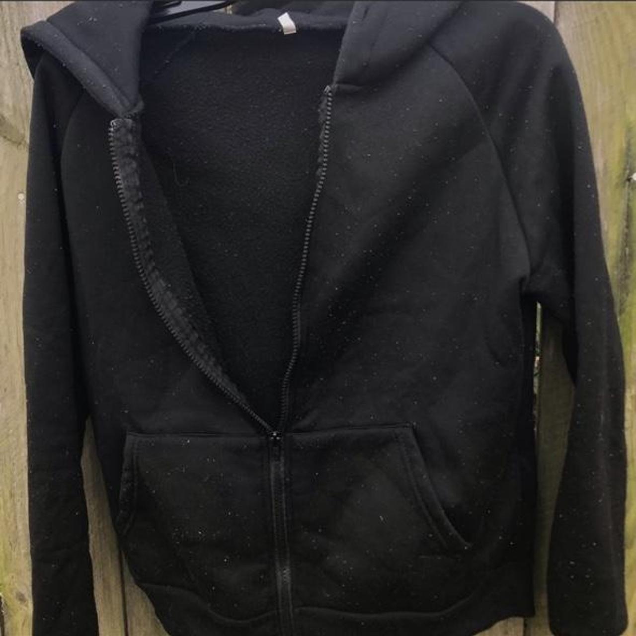 Black hoodie. Gently worn, has some pilling it... - Depop