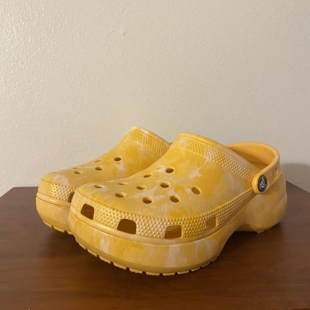 crocs mustard yellow
