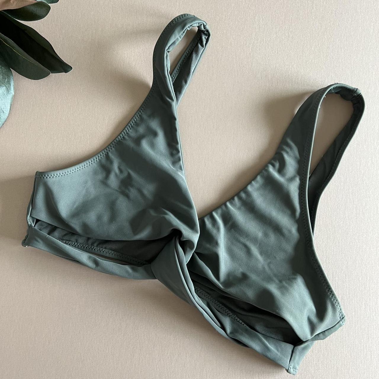 Hunter Green Pink High Cut Avocado Bikini Depop