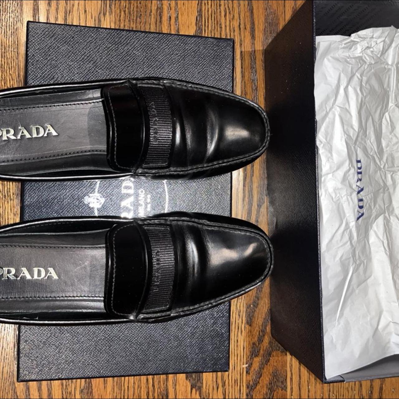 Prada Men's Black Loafers | Depop
