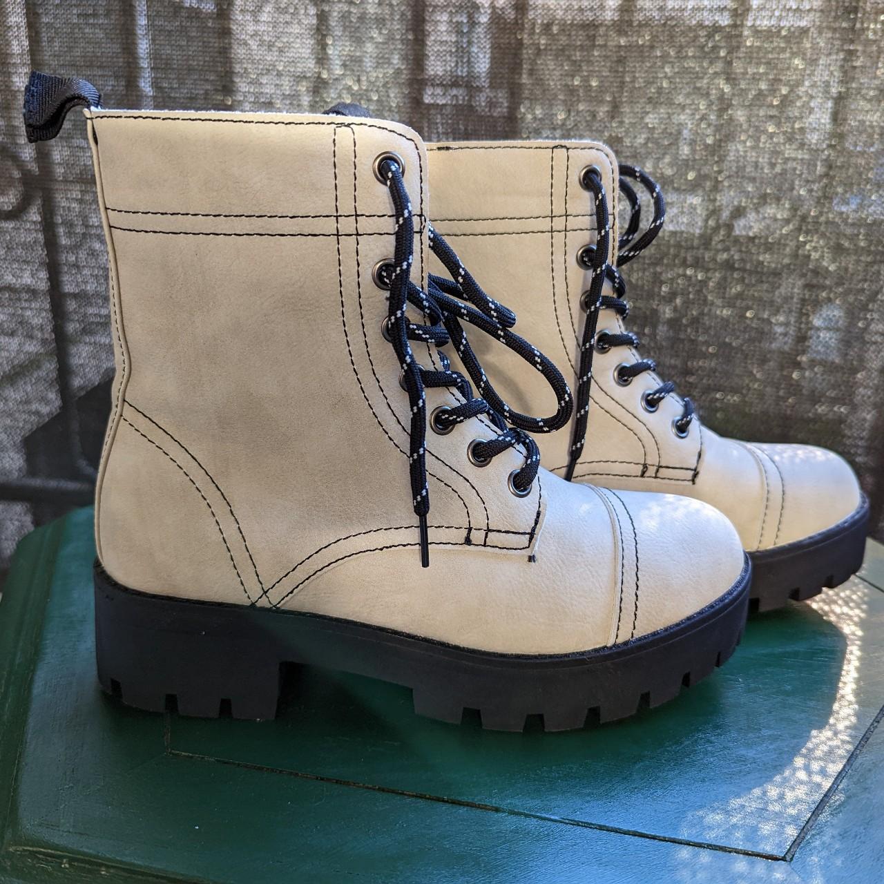 combat lace boots