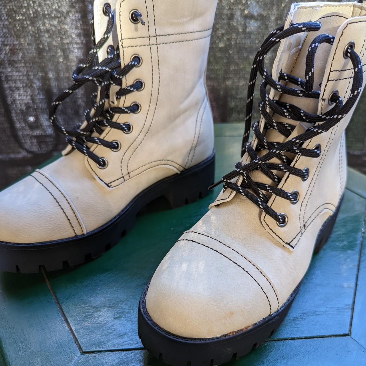 combat lace boots