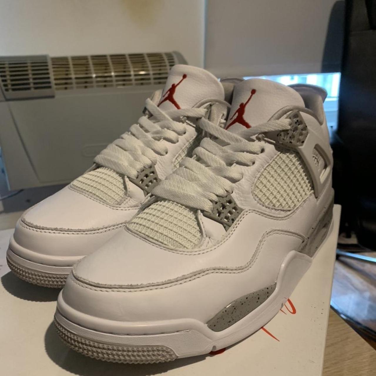 Jordan Men's White Trainers | Depop