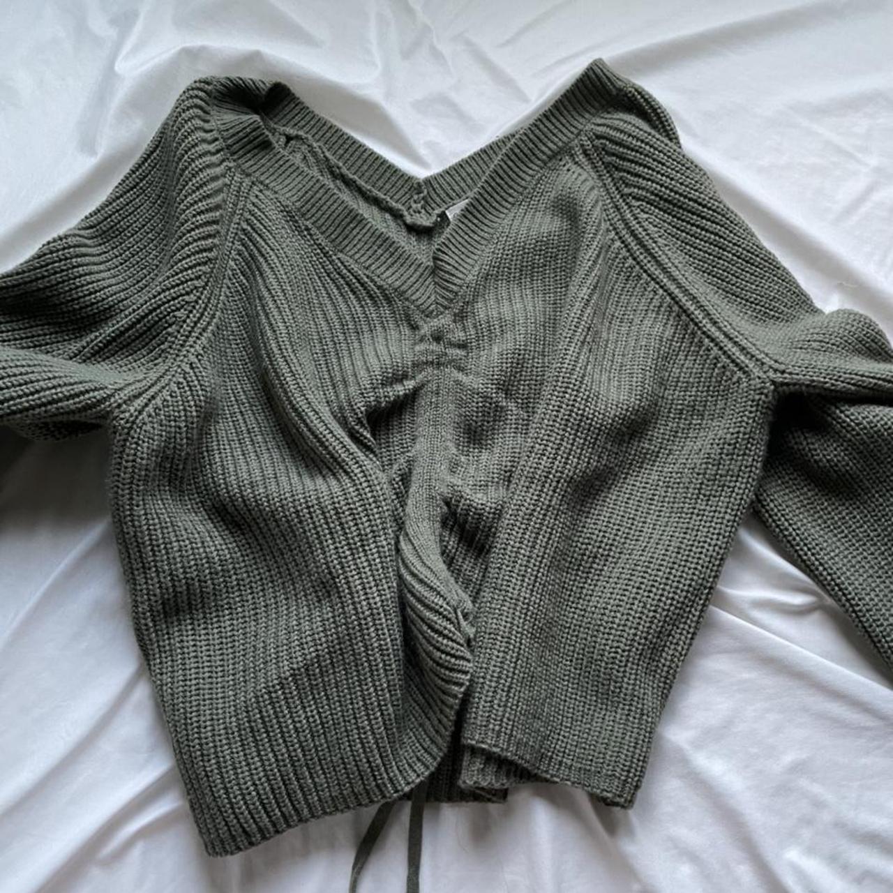 SO Clothing Women's Green Jumper | Depop