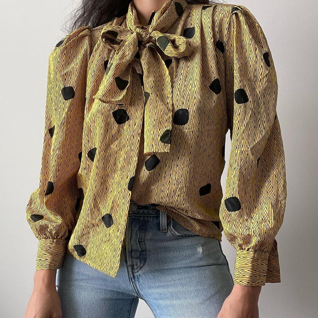 jh collectibles fun vintage blouse vintage... Depop