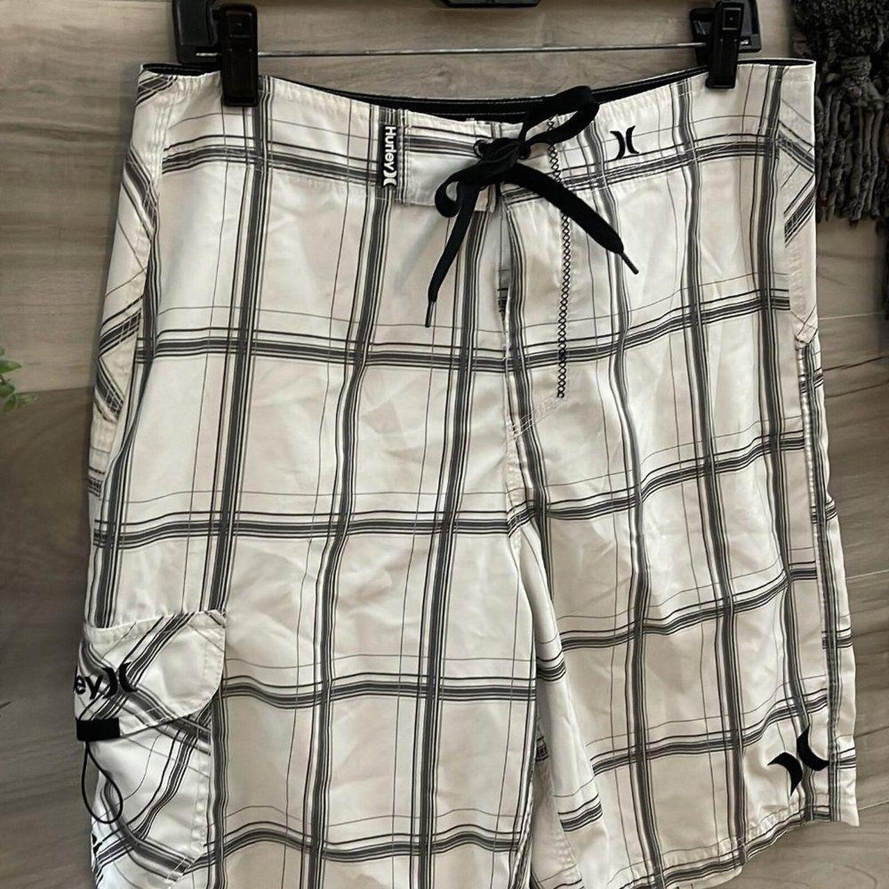 Hurley best sale plaid shorts