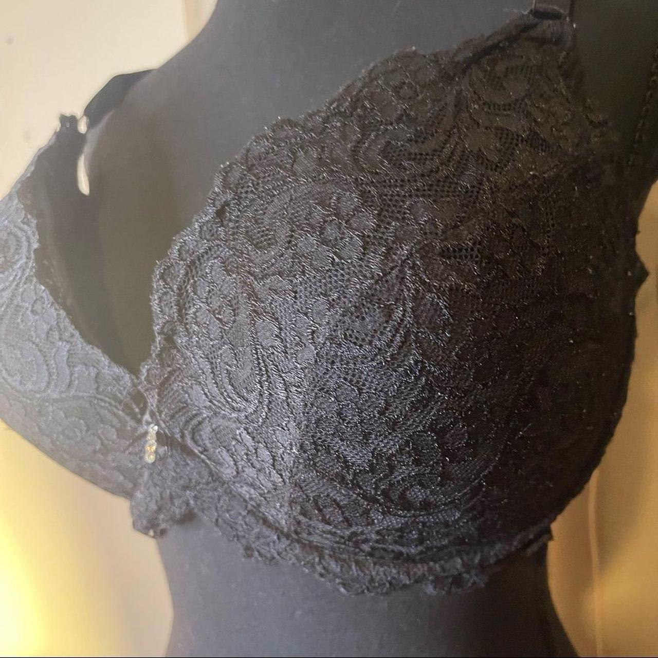 Lace Push Up Bra In Black - Beautiful Bra Hardly... - Depop