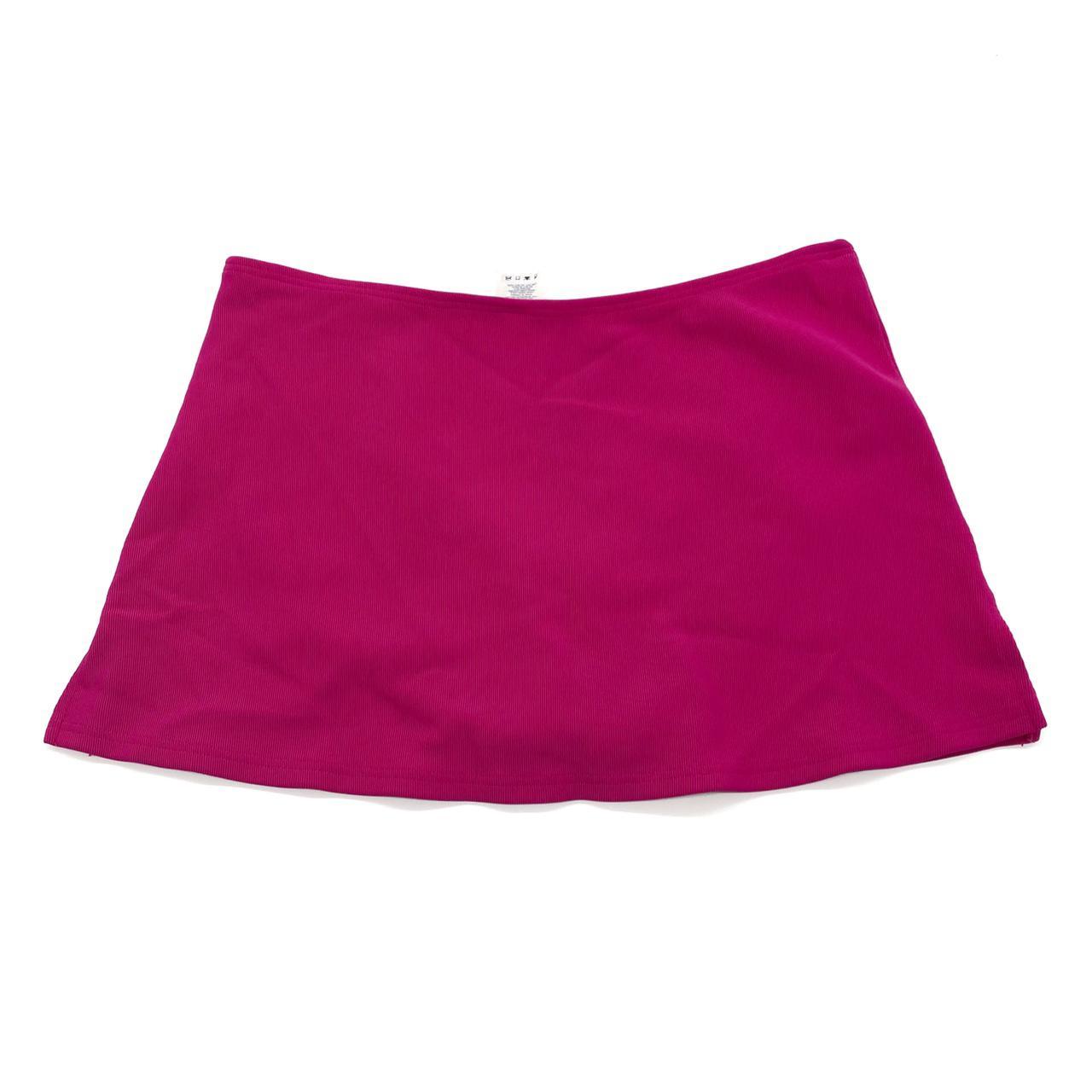 Vintage 1990s hot pink mini skirt / skort Brand:... - Depop