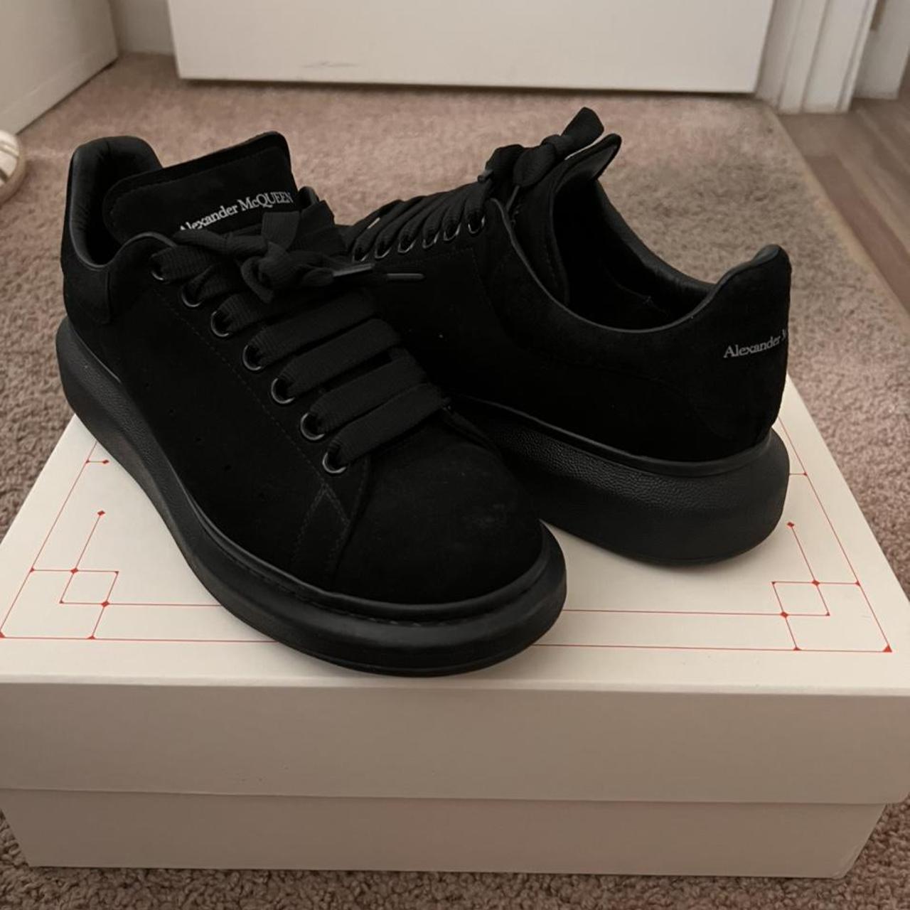 Alexander Mcqueen, all black - used excellent... - Depop