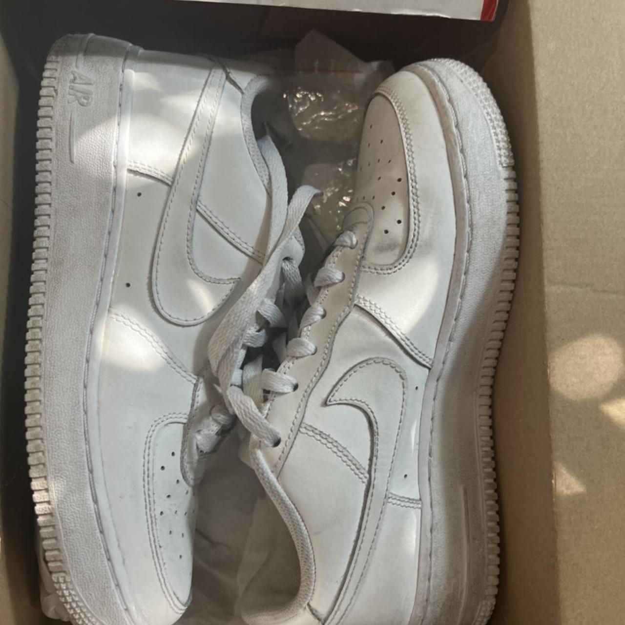 White Nike air force 1 SIZE 5.5 FITS 6 #nike... - Depop