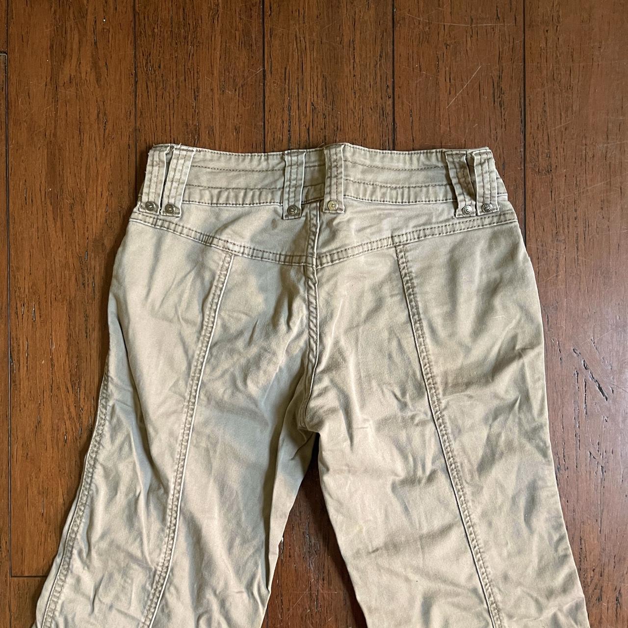 No Boundaries Khaki Cargos Adorable pockets... - Depop