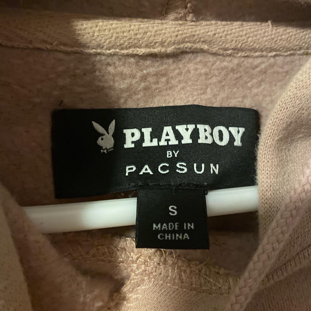 pink playboy hoodie - Depop