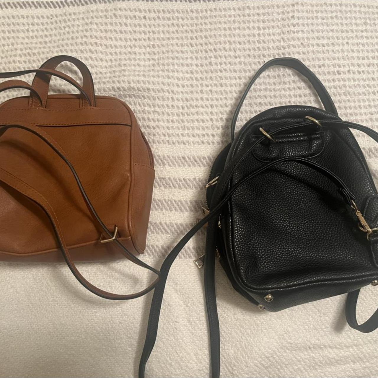 Gently worn mini backpacks. Tan one is from Kohls... Depop