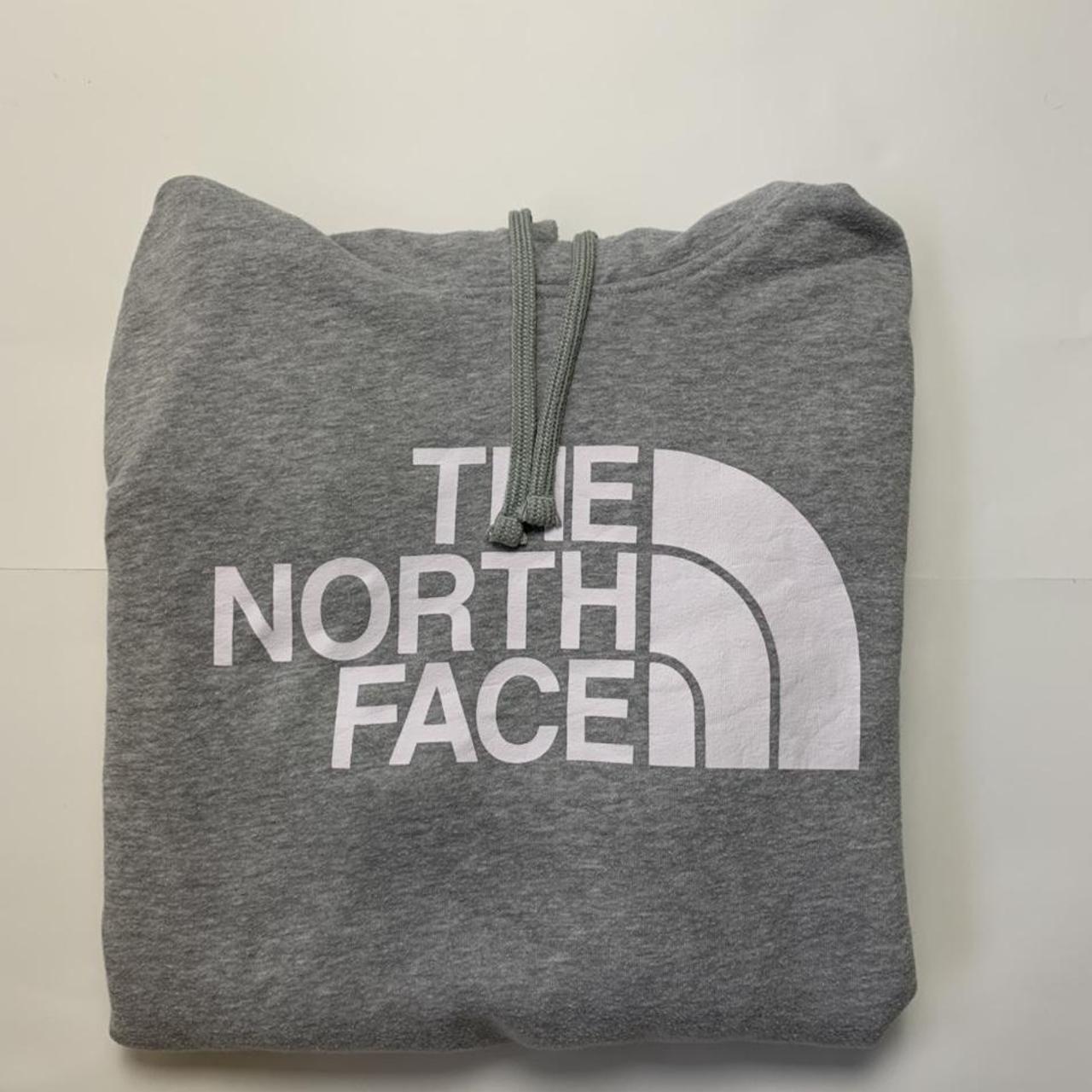 The North Face Vintage Hoodie in Grey • Size:... - Depop