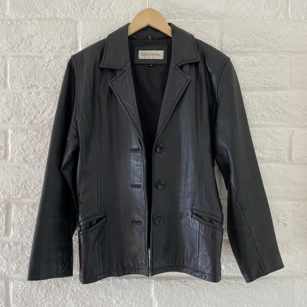 Jones ny leather on sale jacket