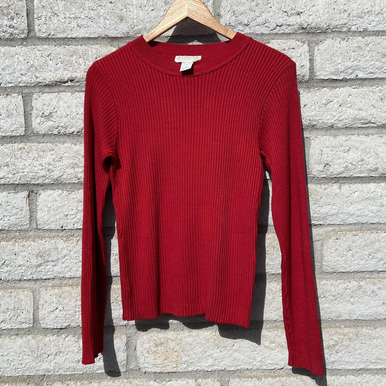 Express Women's Red Jumper Depop