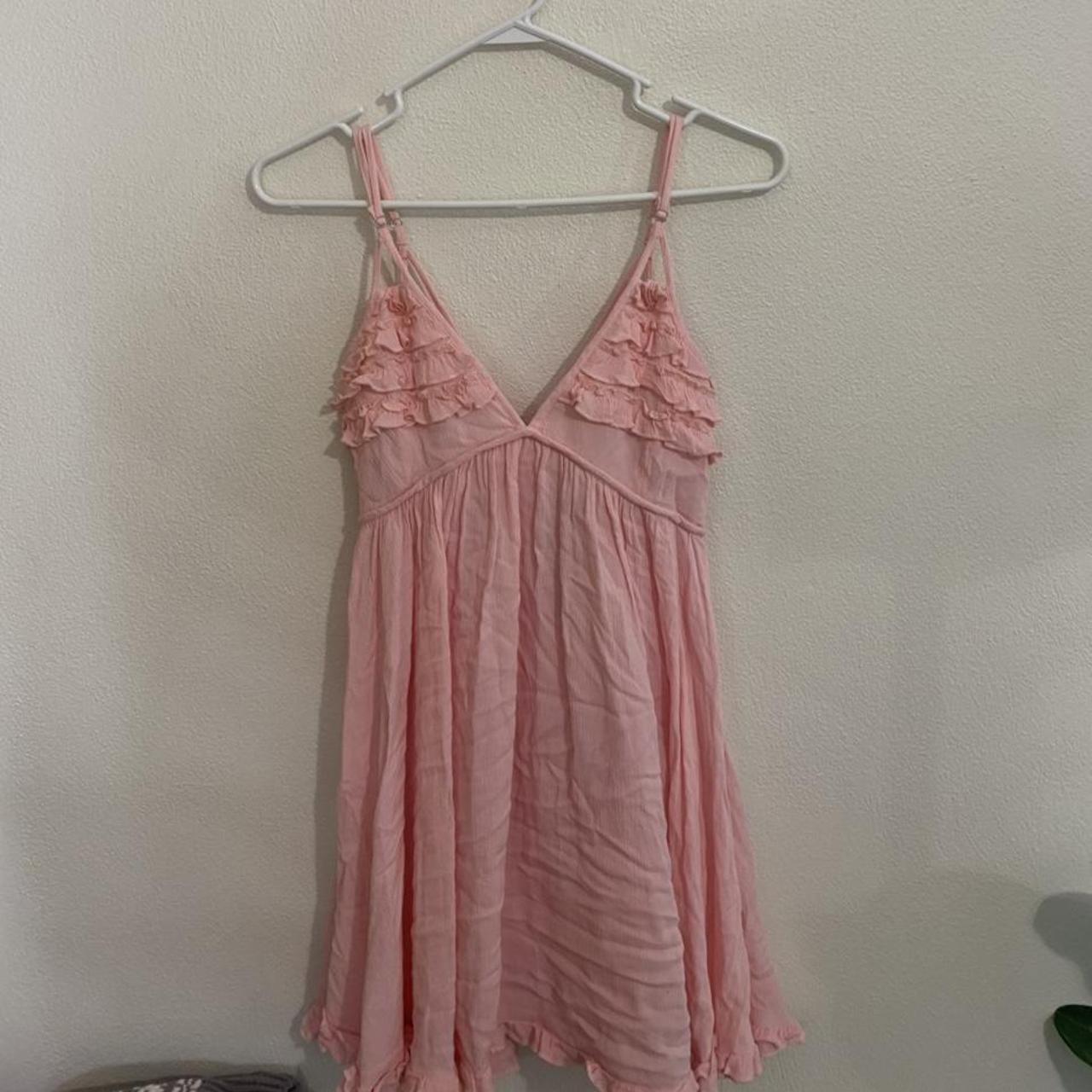 Product Image 1 - Apricot lame dress. Cute vacation
