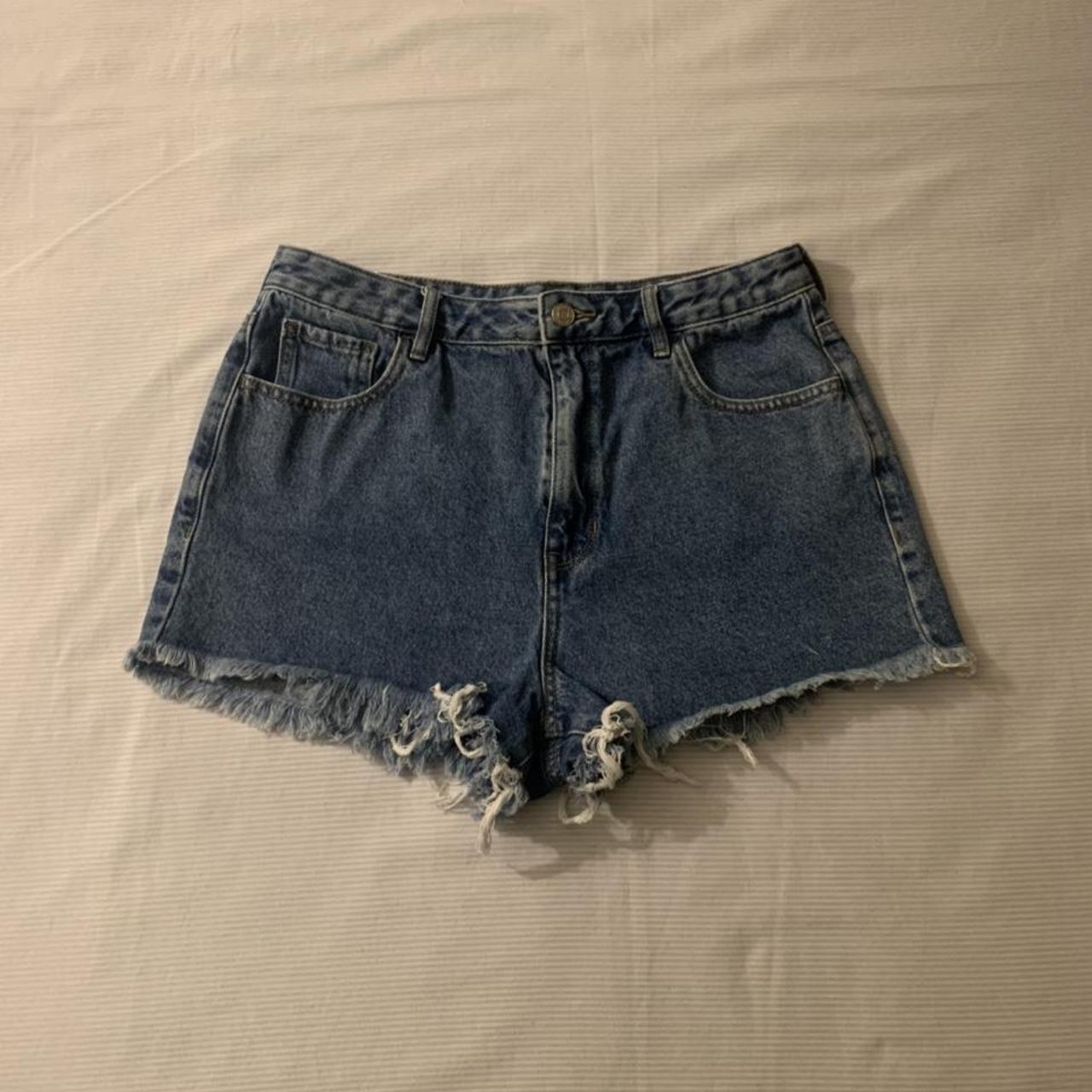 Pacsun high-rise festival shorts. Size 30 Tags:... - Depop