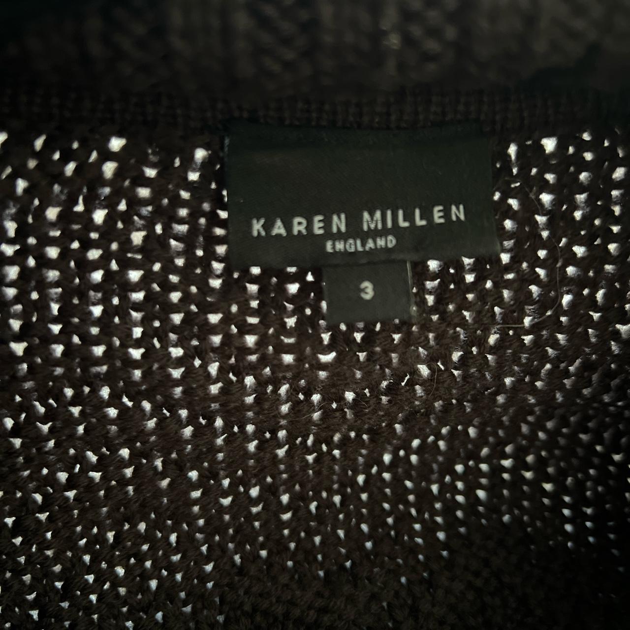 Karen Millen size 3 (M/L) brown long sweater length... Depop