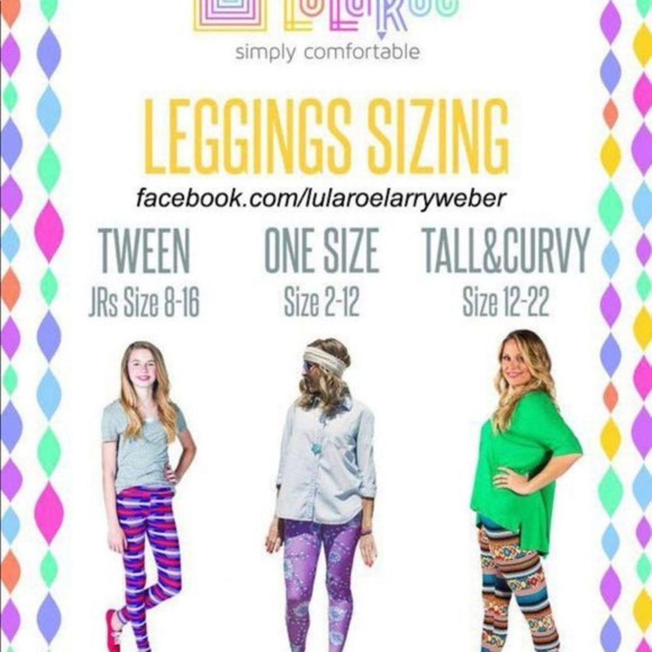 LuLaRoe Women's Leggings Size Tall Curvy Good - Depop