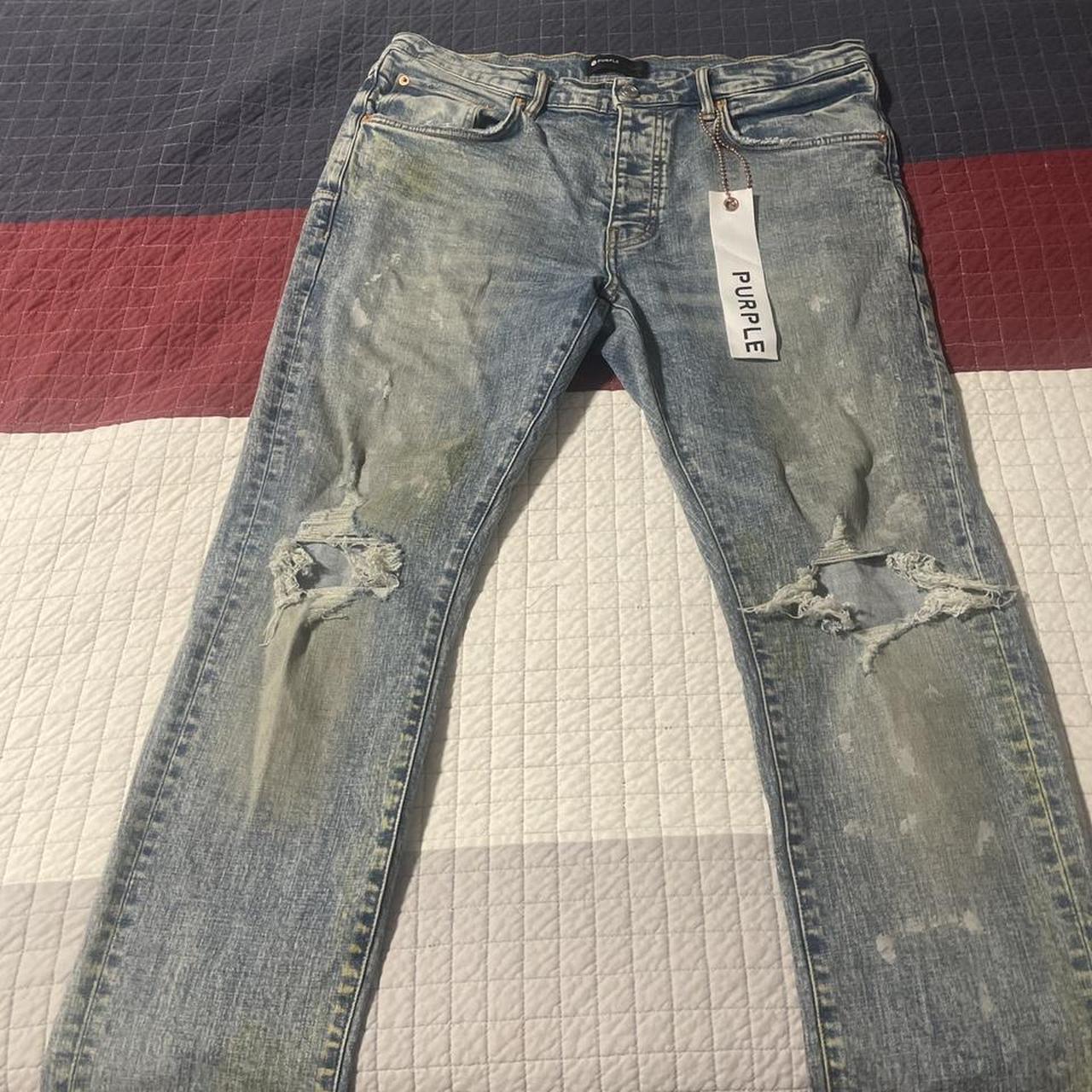Purple brand jeans , Style NO P001, Vintage washed