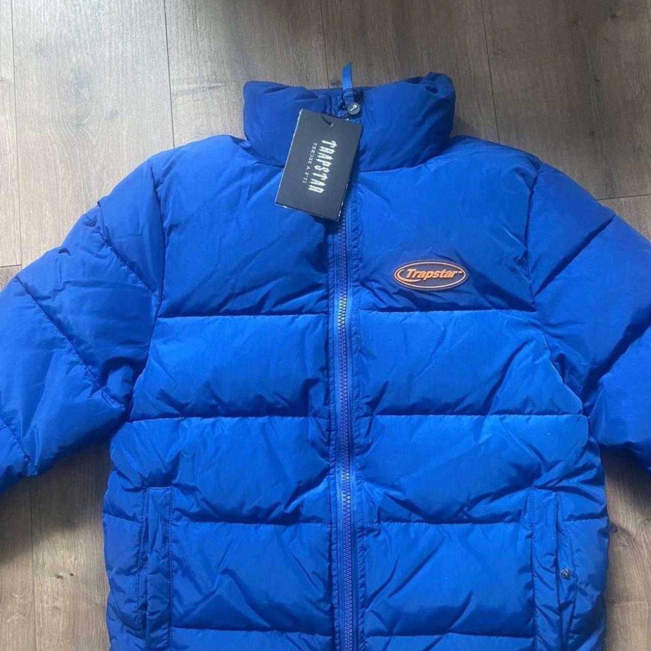 Trapstar hyperdrive jacket Blue/Orange - Brand new... - Depop