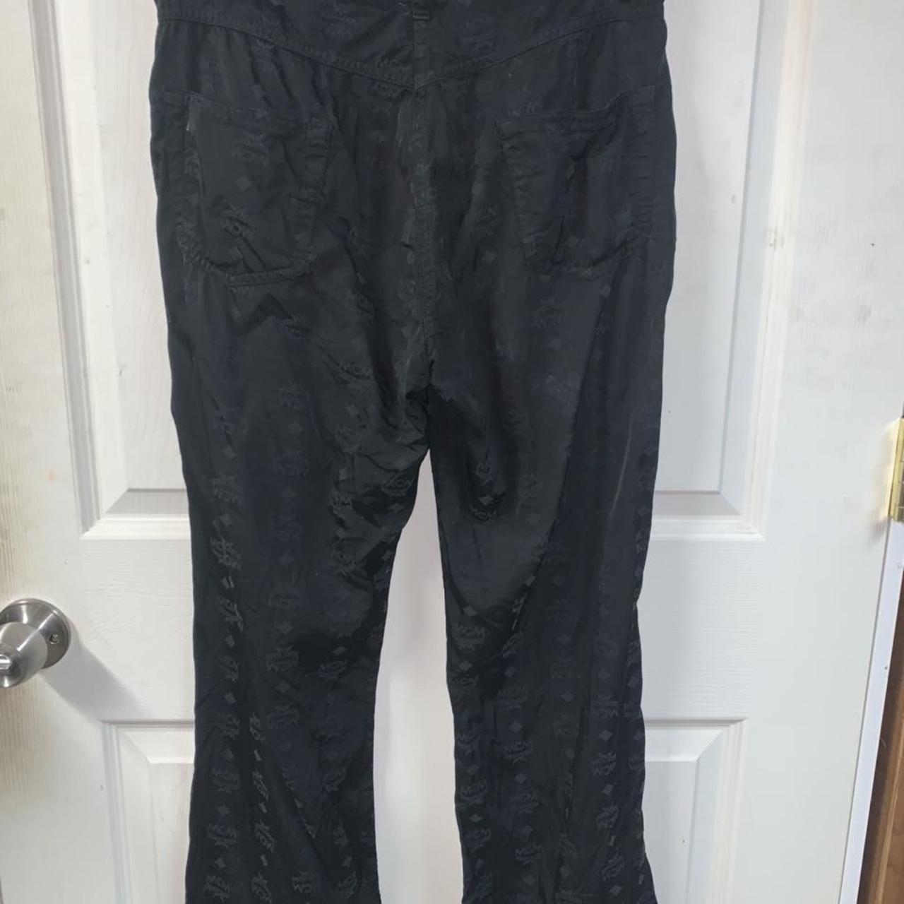 Mcm jean pants Mcm monogram logo black 80/90s era... - Depop