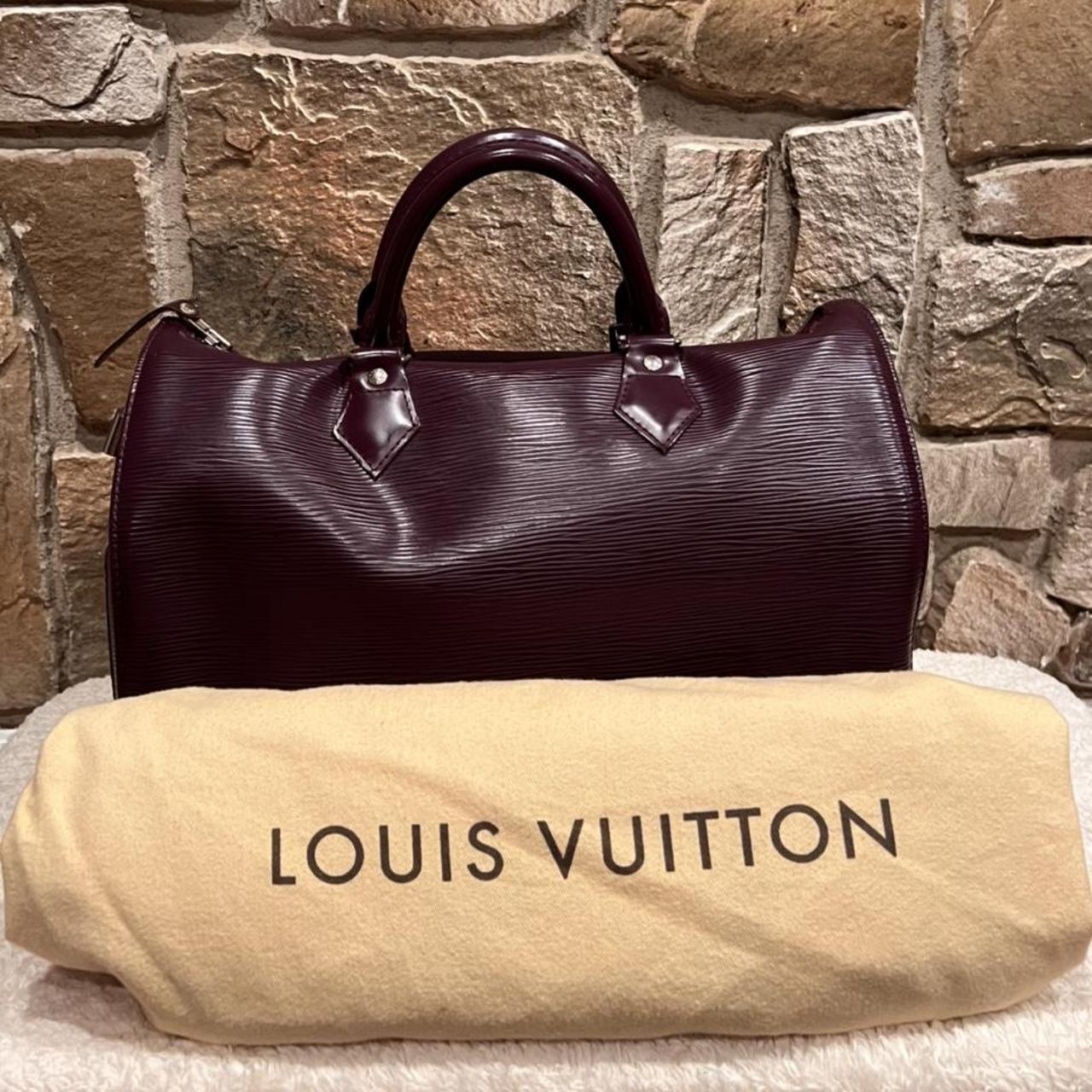 Louis Vuitton Speedy Epi 35 Purple