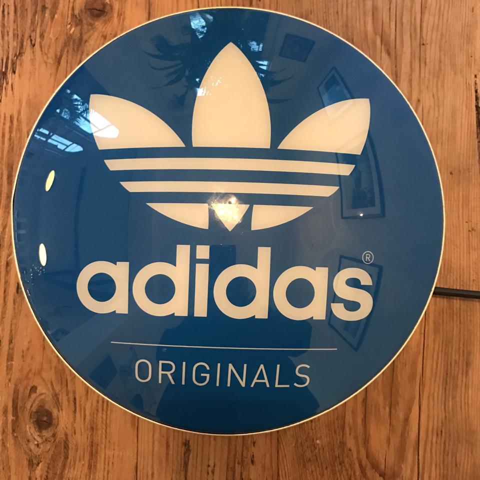 Vintage Adidas trefoil logo wall light. Beautiful... - Depop