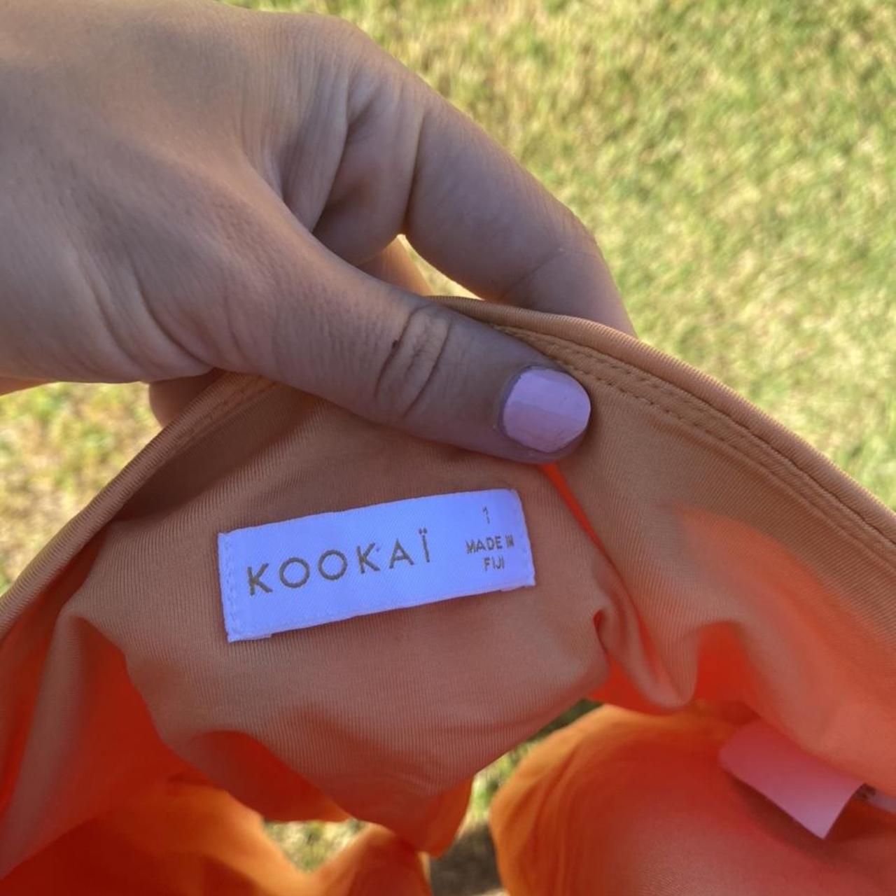 KOOKAÏ Women's Orange and Green Crop-top (3)