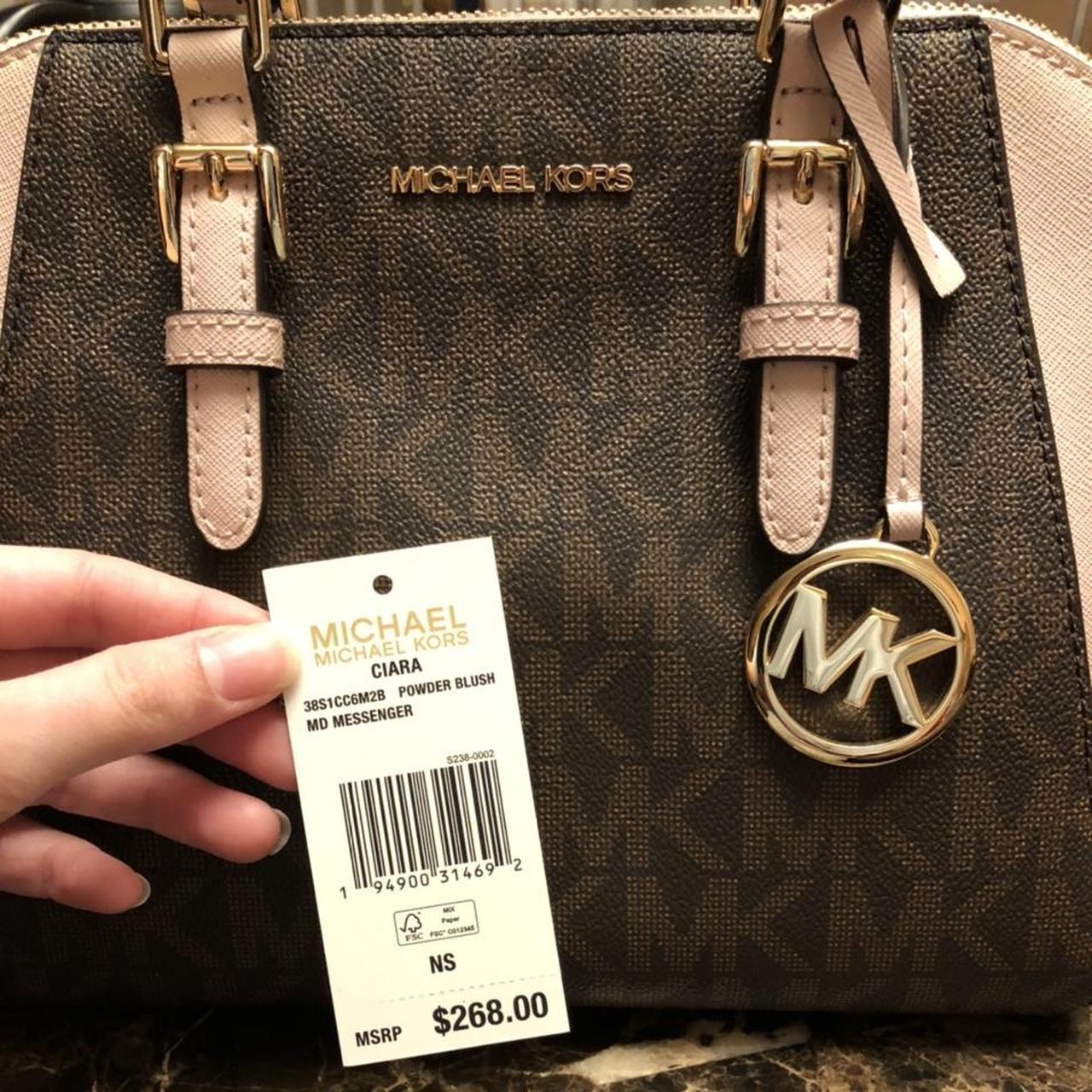 MK Michael Kors Ciara Messenger Bag Powder Blush... Depop