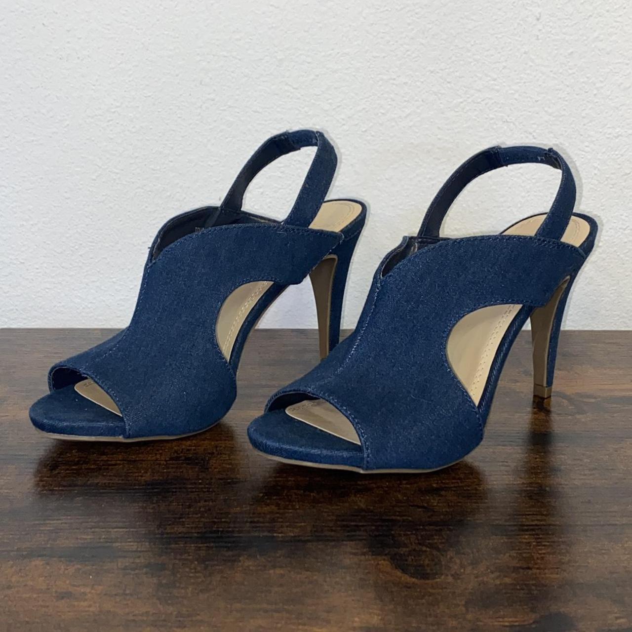 Product Image 2 - Denim heels. Heel is 4”.