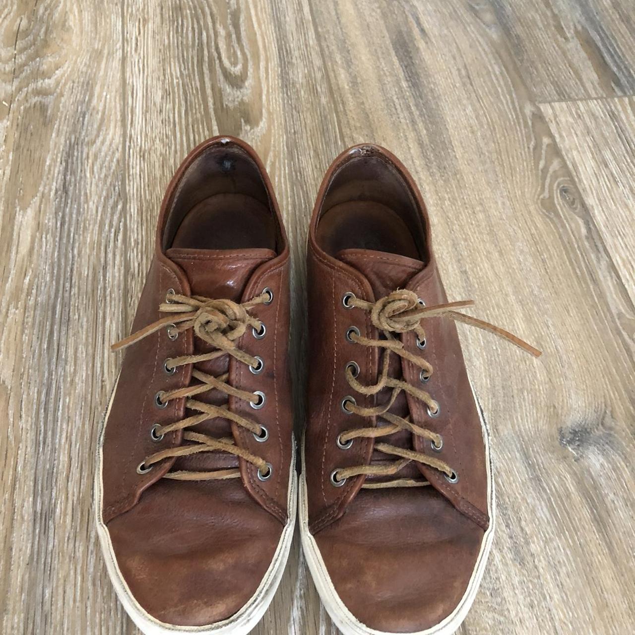 toms red canvas shoes