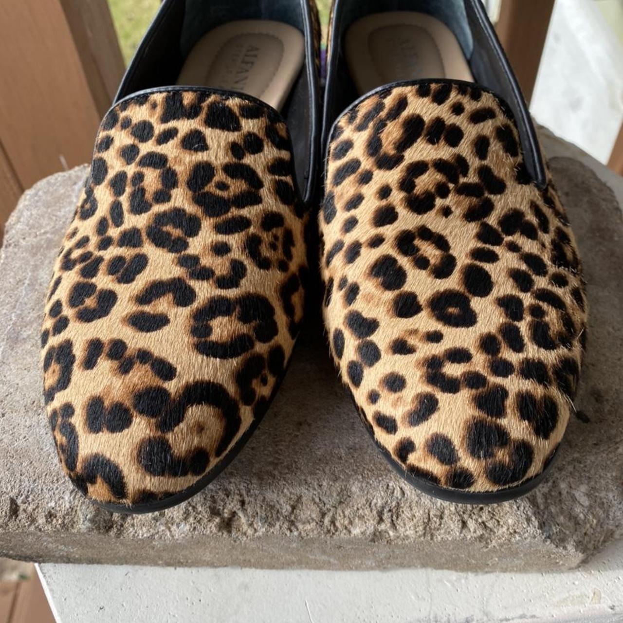 Alfani StepNFlex Leopard Print Loafers Size 8 - Depop
