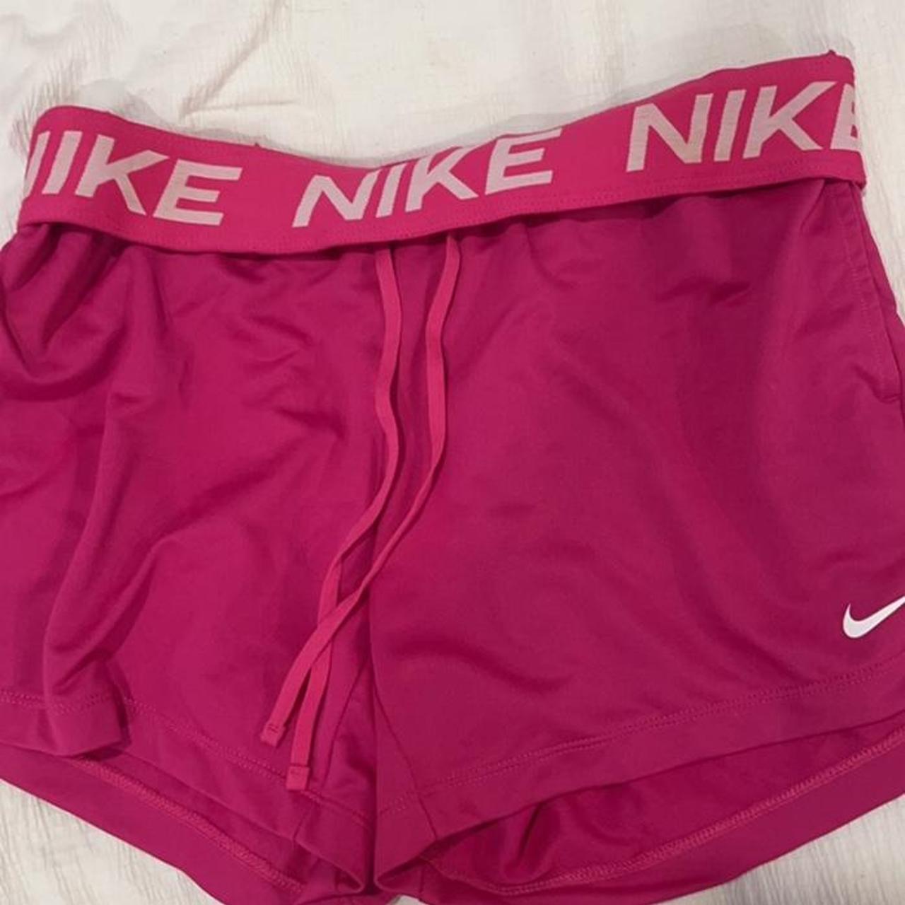 Hot Pink Nike Pro Shorts Depop