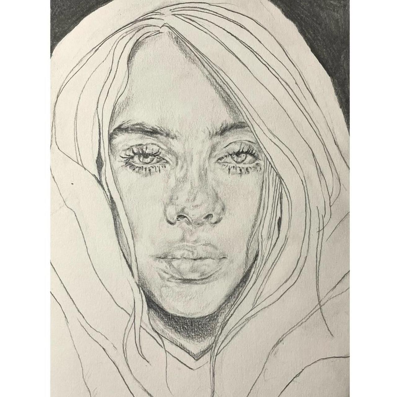 Black and Grey Drawing-and-illustrations | Depop