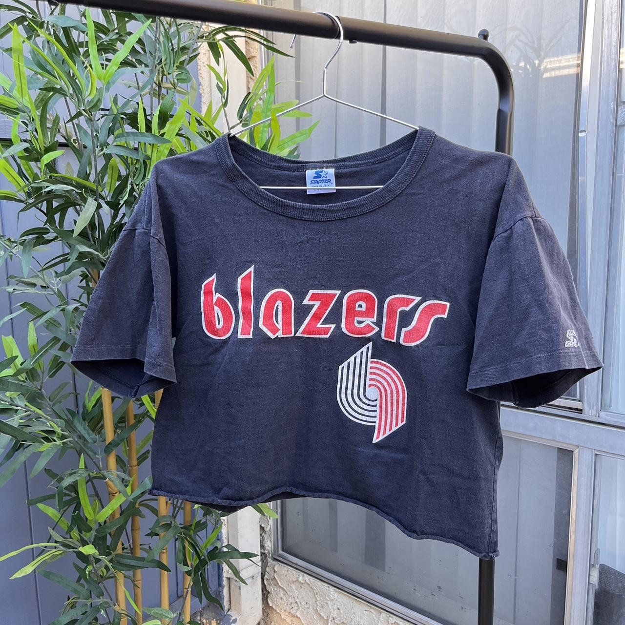 Vintage 90’s Starter blazer crop tshirt... Depop