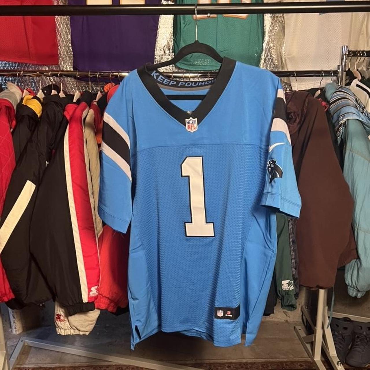 Cam Newton Jersey T-Shirt Carolina Panthers NFL - Depop