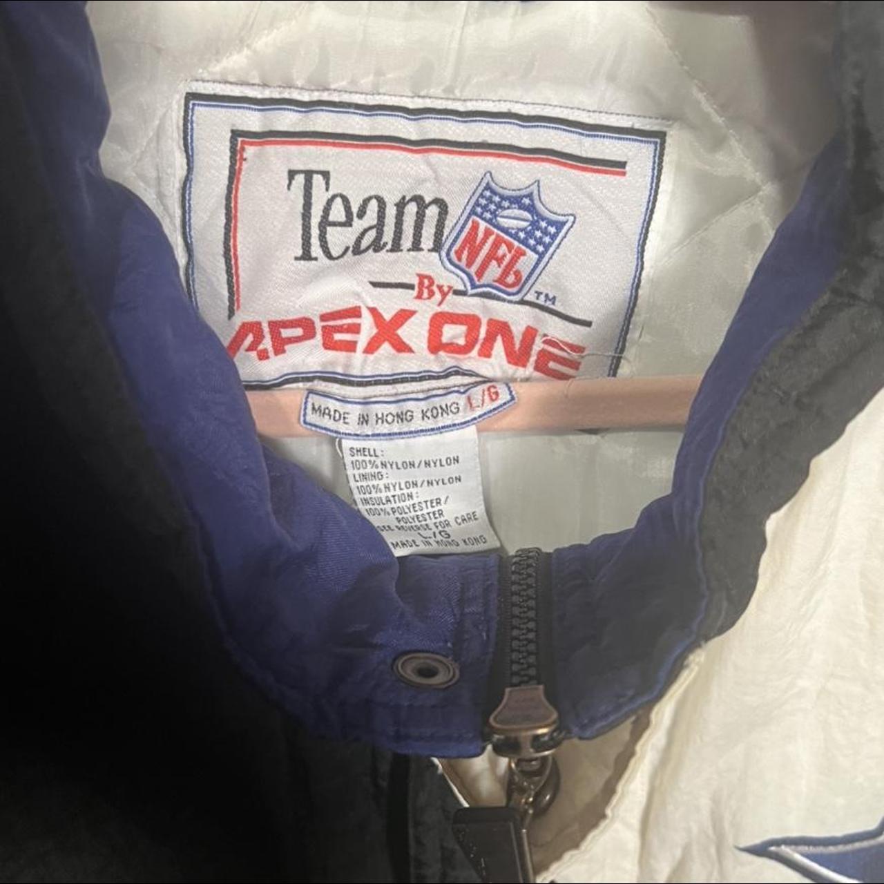 Vintage Dallas Cowboys Apex One Jacket With Hood - Depop