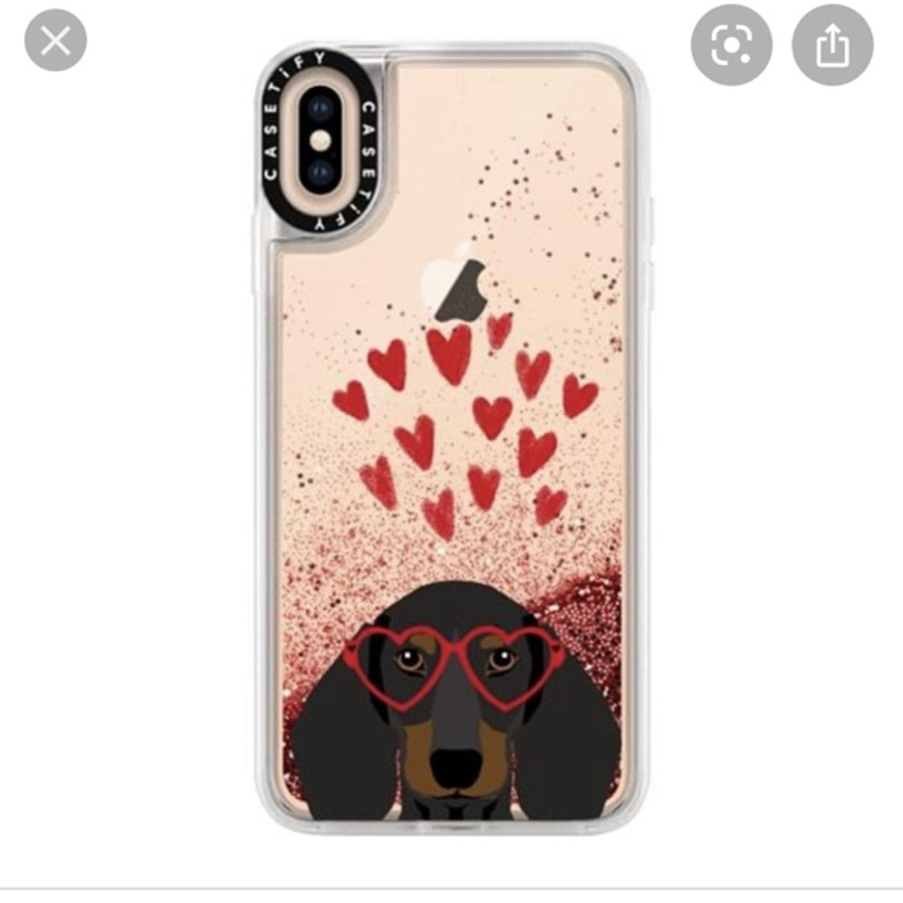 Casetify cute dachshund case brand new for iPhone