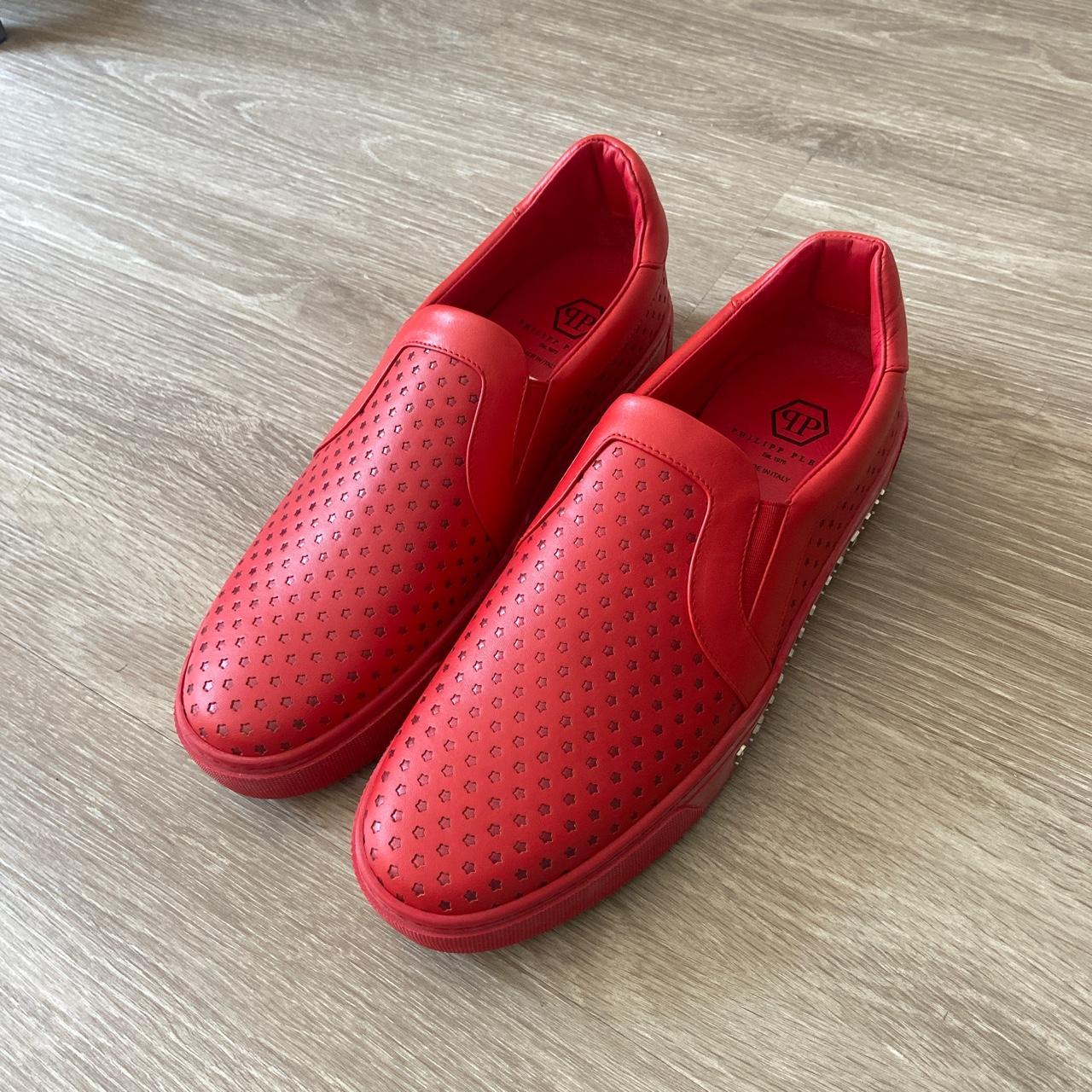 Philipp Plein Men's Red Loafers (2)