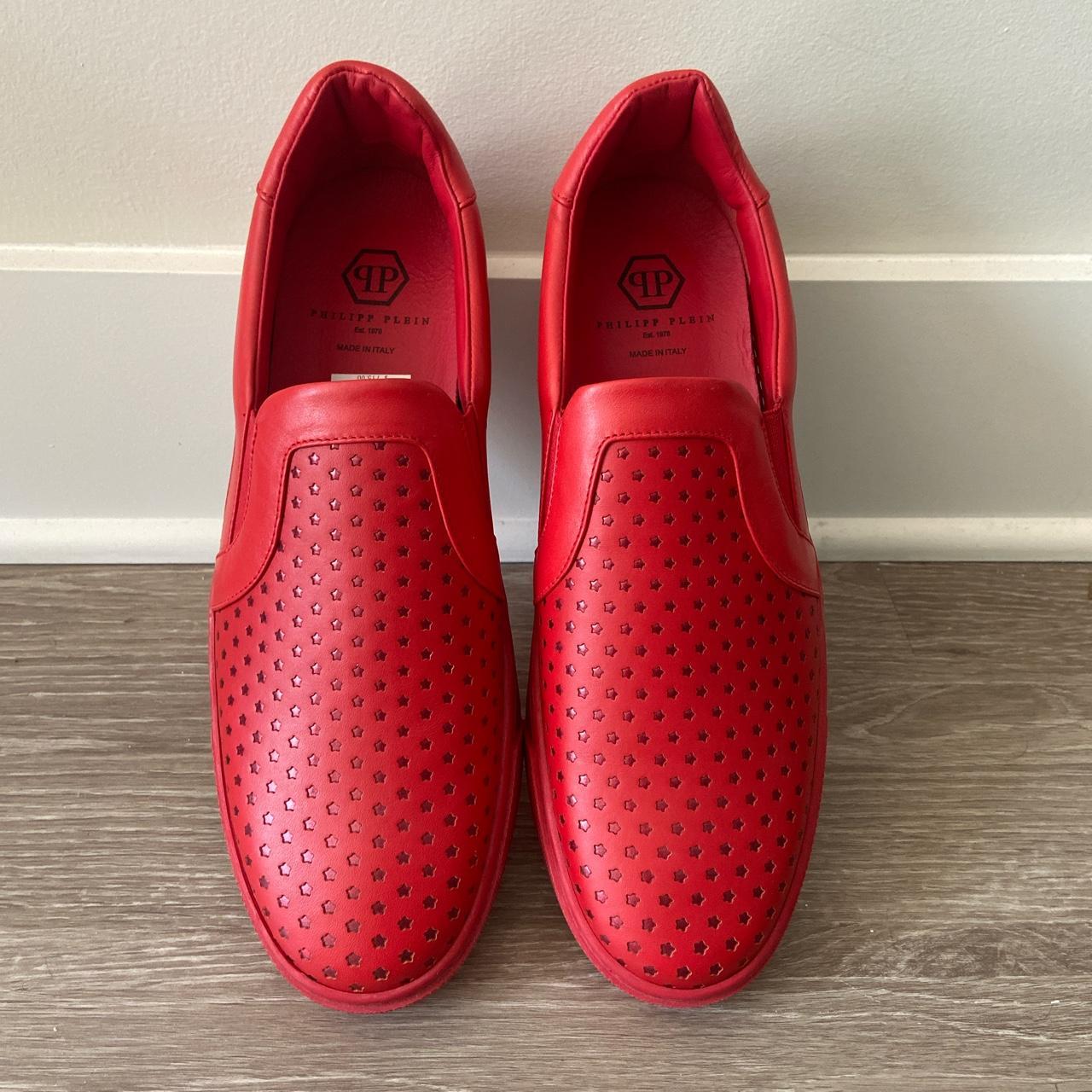 Philipp Plein Men's Red Loafers (3)